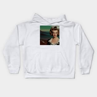 The Timeless Talent of Bette Davis Kids Hoodie